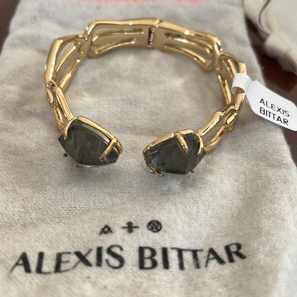 ALEXIS BITTAR MISS HAVISHAM GOLD BRACELET | WOMENS - Picture 4 of 4